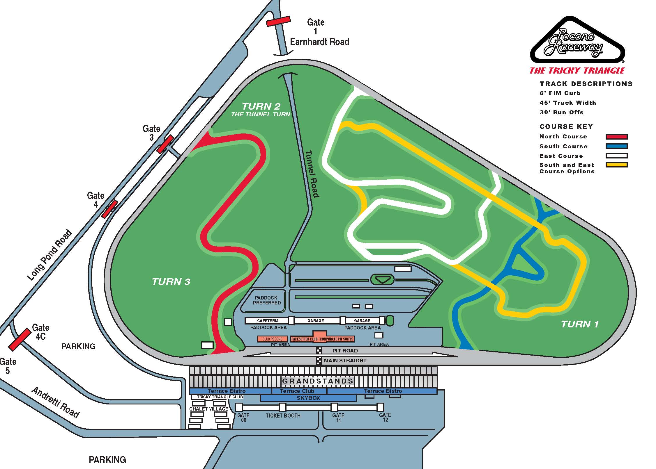 Pocono Raceway Seating Chart