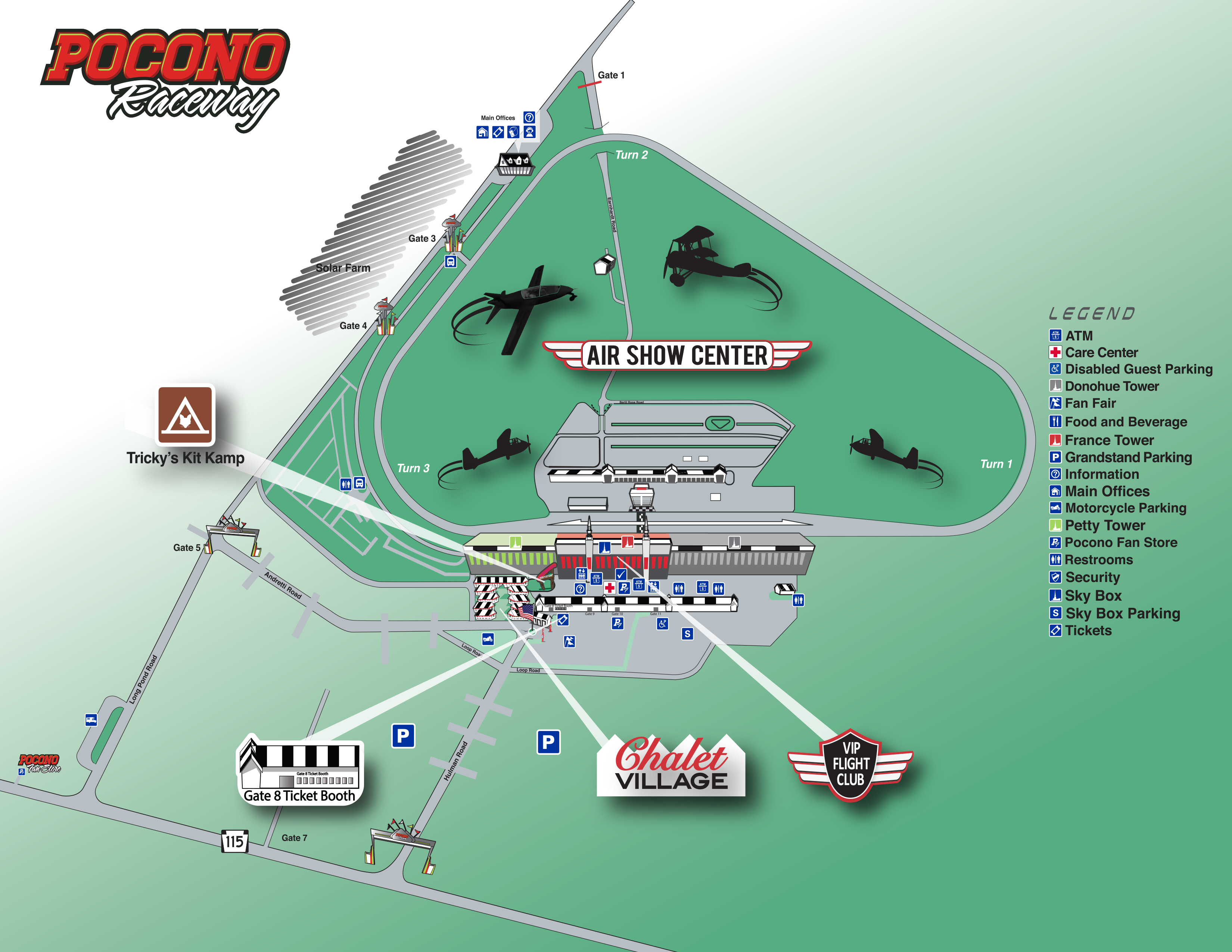 Pocono Raceway Long Pond Seating Chart